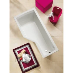 Badewanne 'Cello Modell B' Sanitäracryl weiß 1500 x 750 x 550 mm