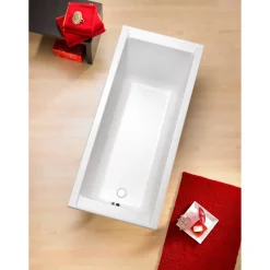 Badewanne 'Costa' Sanitäracryl weiß 1400 x 700/400