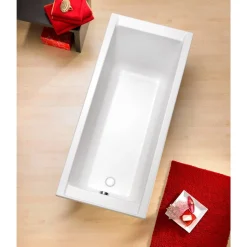 Badewanne 'Costa' weiß 180 x 80 cm