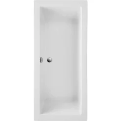 Badewanne "Cubic" weiß 170 x 75 x 50 cm