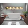 Badewanne 'Eko' freistehend weiß 170 x 75 cm