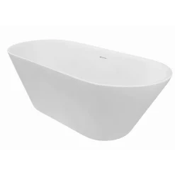 Badewanne 'Eko' freistehend weiß 170 x 75 cm