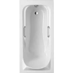 Badewanne "Korfu" 170 x 80 cm weiß
