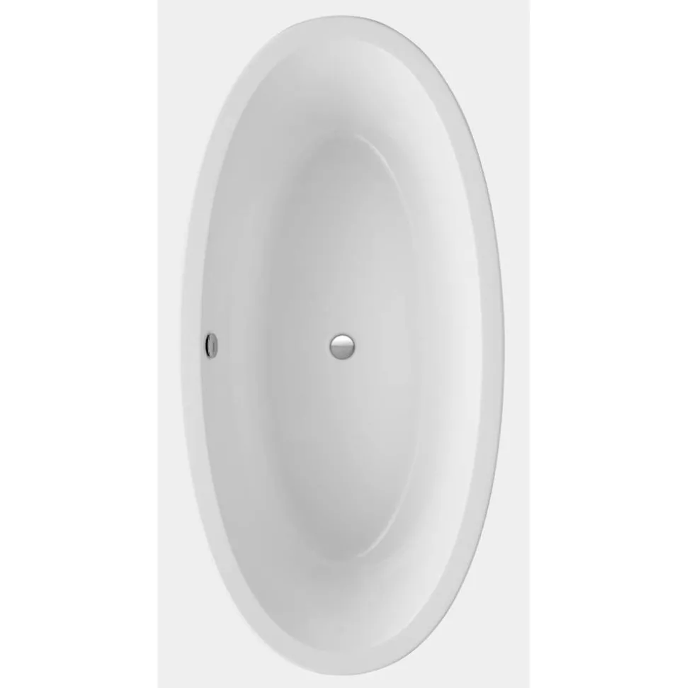 Badewanne 'Latina' freistehend weiß 190 x 94 cm