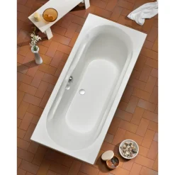 Badewanne "Madera" 180 x 80 cm weiß