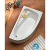 Badewanne 'Marina' weiß rechts 160 x 90 cm