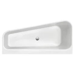 Badewanne 'Pino' rechts Sanitäracryl weiß 1550 x 750 mm