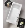 Badewanne 'Rosa' Sanitäracryl weiß 190 x 80 x 45