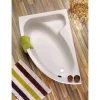 Badewanne 'Salinas Modell B' Sanitäracryl weiß 1500 x 970/395 mm