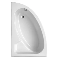 Badewanne 'Salinas Modell B' Sanitäracryl weiß 1500 x 970/395 mm