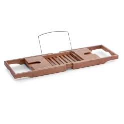 Badewannenablage Bambus/Metall 70 x 4 x 22 cm