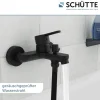 Badewannenarmatur 'Denver' matt schwarz