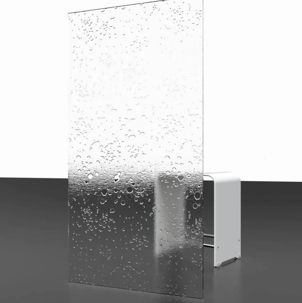 Badewannenfaltwand 2 x 3-teilig 'Komfort' Kunstglas, Alpinweiß 2 x 104 x 140 cm