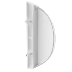 Badewannenfaltwand 2 x 3-teilig 'Komfort' Kunstglas, Alpinweiß 2 x 104 x 140 cm