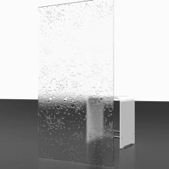 Badewannenfaltwand mit Seitenwand vollgerahmt 71 x 129 x 140 cm