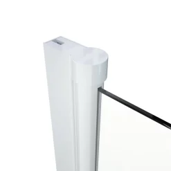 Badewannenfaltwand weiß 3-teilig 125 x 140 cm