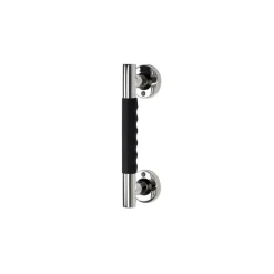 Badewannen-Haltegriff 'Ken' chromfarben schwarz 30 cm bis 110 kg