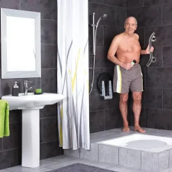 Badewannen-Haltegriff 'Ken' Edelstahl 45 cm bis 110 kg