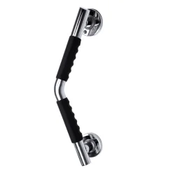 Badewannen-Haltegriff 'Ken' chromfarben schwarz 48 cm bis 110 kg