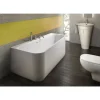 Badewannen-Set 'Pino' rechts Sanitäracryl weiß 1550 x 750 mm