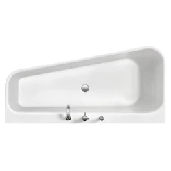 Badewannen-Set 'Pino' rechts Sanitäracryl weiß 1550 x 750 mm