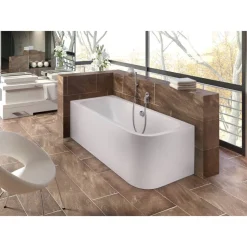Badewanne 'Spirit' rechts Sanitäracryl weiß 1800 x 800 mm