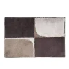 Badezimmerteppich 'Quad' beige 90 x 60 cm
