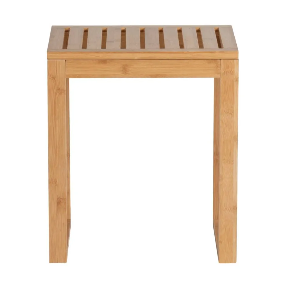 Badhocker 'Bambusa' Bambus 40 x 30 x 46 cm