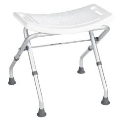 Badhocker 'Comfort' klappbar, weiß, 51 cm, bis 110 kg