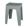 Badhocker 'Kumba' 120kg grau 32 x 38 x 47 cm