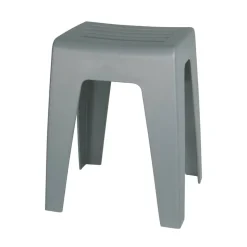 Badhocker 'Kumba' 120kg grau 32 x 38 x 47 cm