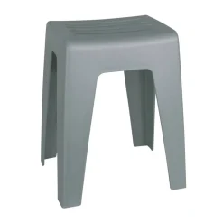 Badhocker 'Kumba' 120kg grau 32 x 38 x 47 cm