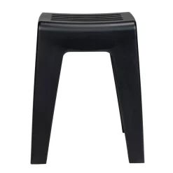 Badhocker 'Kumba' Kunststoff schwarz 38 x 47 x 32 cm