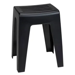 Badhocker 'Kumba' Kunststoff schwarz 38 x 47 x 32 cm