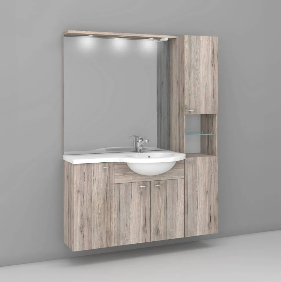 Badmöbelset 'Bellaria' braun