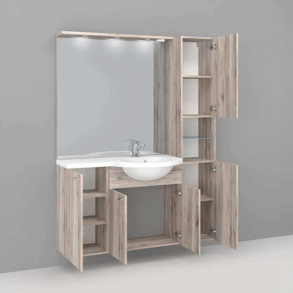 Badmöbelset 'Bellaria' braun