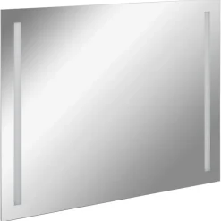 Badmöbelset 'b.perfekt' Spiegelelement und Waschbecken mit Unterschrank weiß/weiß