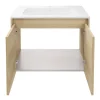 Badmöbelset 'Compact Line' 70 cm 5-teilig eichefarben mit Spiegelschrank