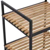 Badregal schwarz 39 x 95 x 33 cm
