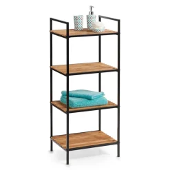 Badregal schwarz 39 x 95 x 33 cm
