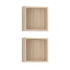Badregal 'Sven' braun 2-teilig 30 x 30 x 14,5 cm