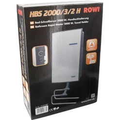 Bad-Schnellheizer 'HBS 2000/3/2 H' 2000 W, mit Handtuchhalterung