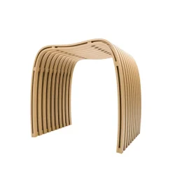 Badsitz, Bambus, 40,5 x 30,5 x 46 cm, bis 130 kg