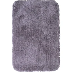 Badteppich 'Chic' Microfaser grau 60 x 90 cm