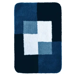 Badteppich 'Coins' blau 60 x 90 cm