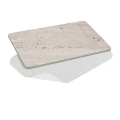 Badteppich 'Puna' grau 39 x 60 cm