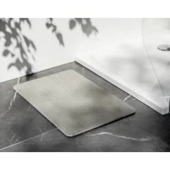 Badteppich 'Puna' grau 39 x 60 cm