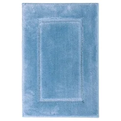 Badteppich 'Stadion' Microfaser blau 55 x 85 cm