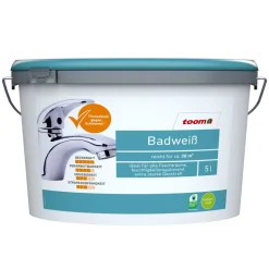 Badweiß seidenmatt 5 l