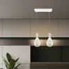 Baldachin 'Home Sweet Home' Metall 2 Lichter weiß